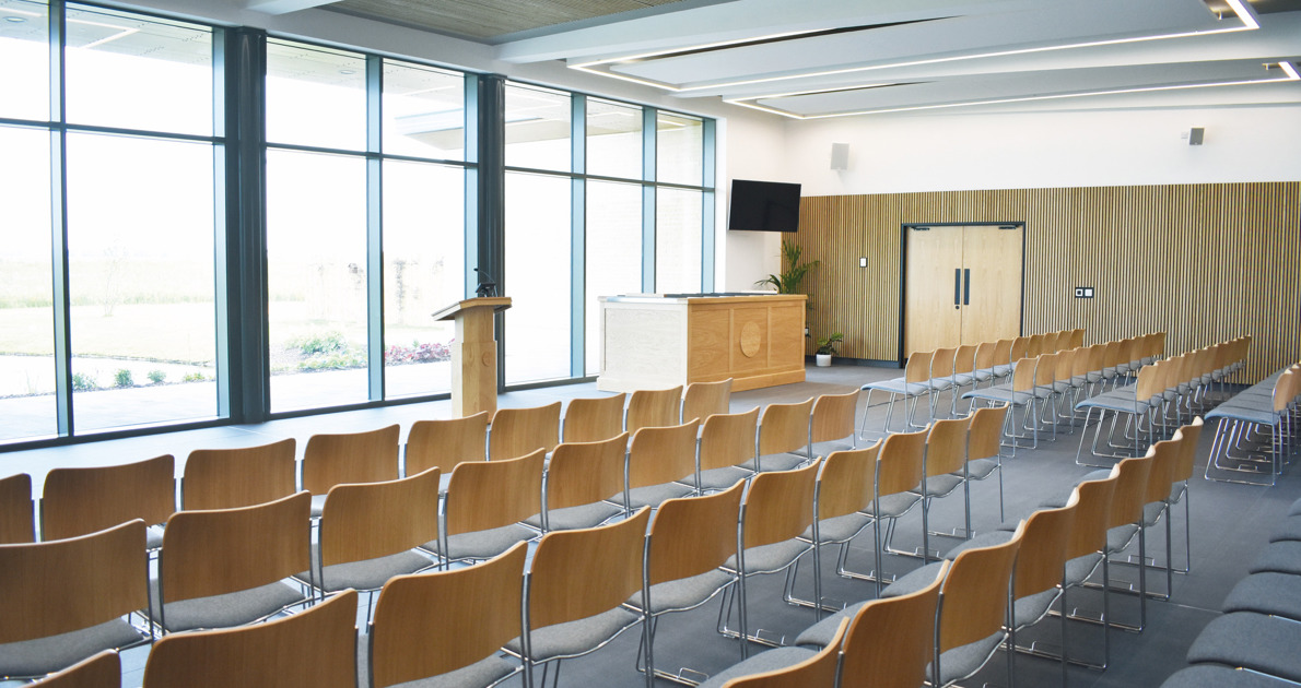 40/4 chairs in Lelley Fields Crematorium